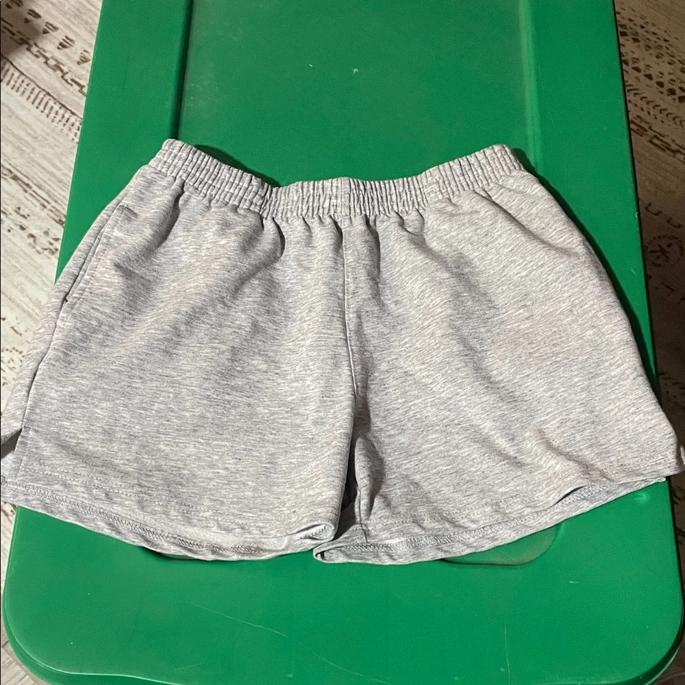 Fashion Nova Light Gray Athletic Shorts